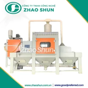 Máy phun cát băng tải