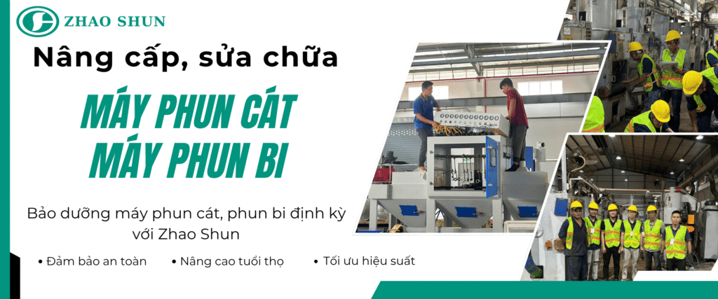 Bảo dưỡng và máy phun cát
