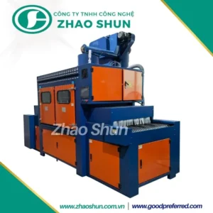 Máy phun cát băng tải