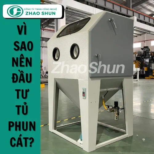 Tủ ohun cát làm sạch bề mặt kim loại