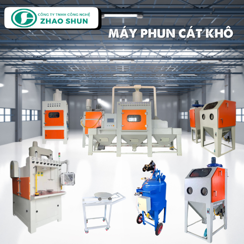 Máy phun cát khô