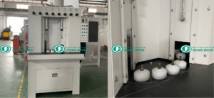 Máy phun cát công nghiệp dạng bàn xoay