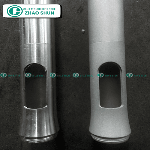 Phun cát inox