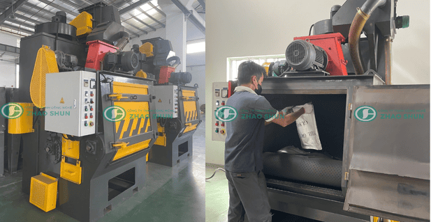 Máy phun bi làm sạch tạo nhám hiệu quả